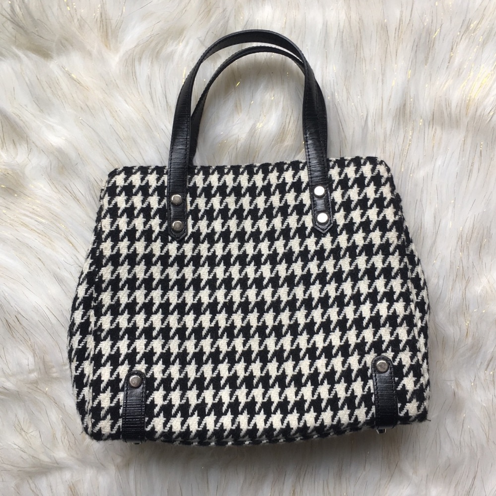 Maxx New York Black and White Handle Bag - Picture 1 of 7